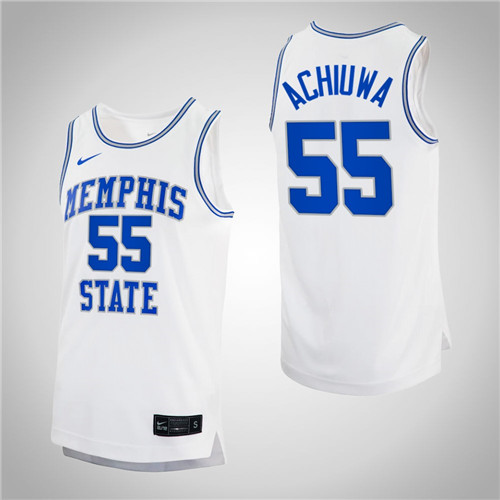 Memphis Tigers Precious Achiuwa Alumni Basketball Retro Jersey White