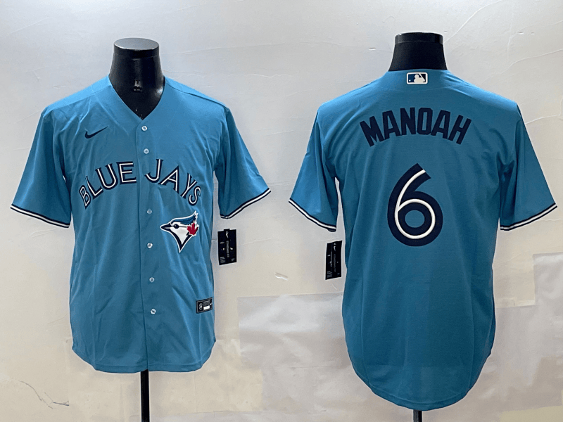 Men's  #6 Alek Manoah Toronto Blue Jays   Elite Alternate Jersey