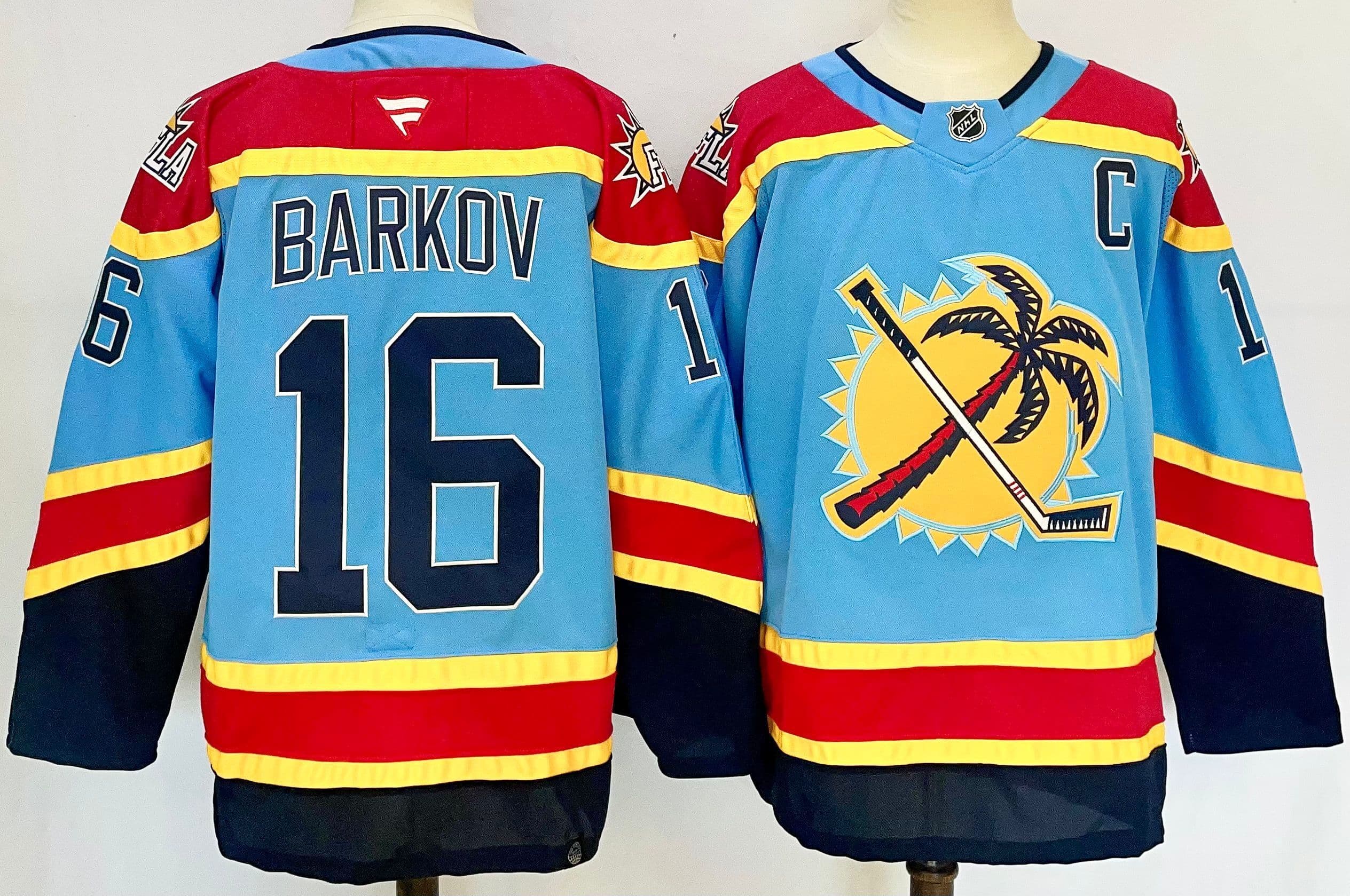 Men's   Florida Panthers   Jersey - All Stitched Aleksander Barkov 16
