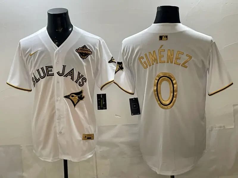 Men's #0 Andres Gimenez  Toronto Blue Jays Limited Away Jersey