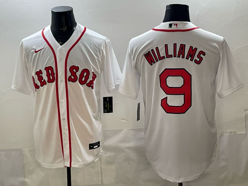 Men's #9 Ted Williams Boston Red  Sox   Jersey