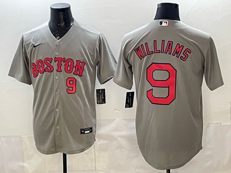 Men's #9 Ted Williams Boston Red Sox   Jersey