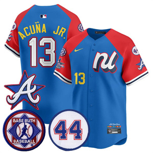 Men's  Atlanta Braves   National League 2025 MLB All-Star Jersey V3 - All Stitched Ronald Acu?a Jr.     - 13