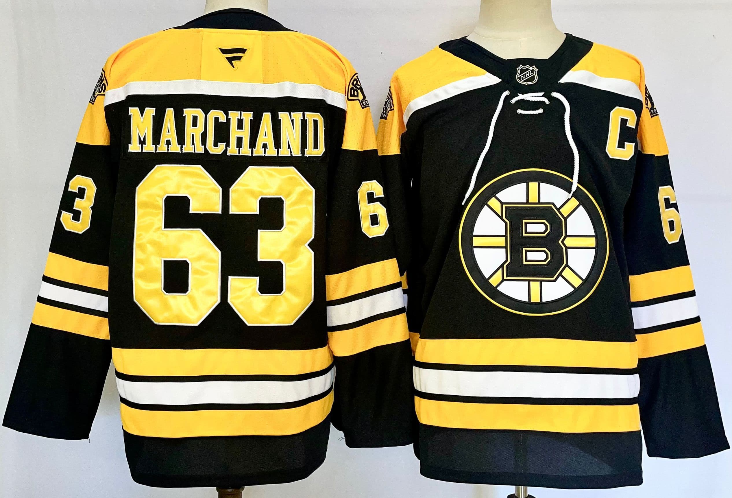 Men's  Boston Bruins #63 Brad Marchand Fanatics