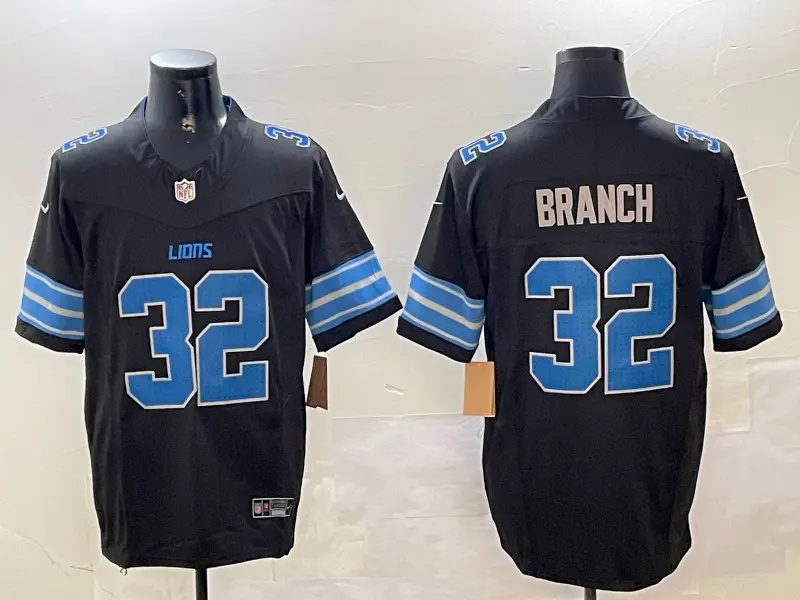 Men's  Detroit    Lions    #32 BRANCH