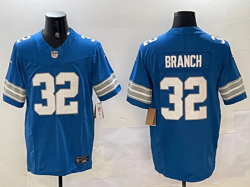 Men's  Detroit Lions # 30 BRANCH
