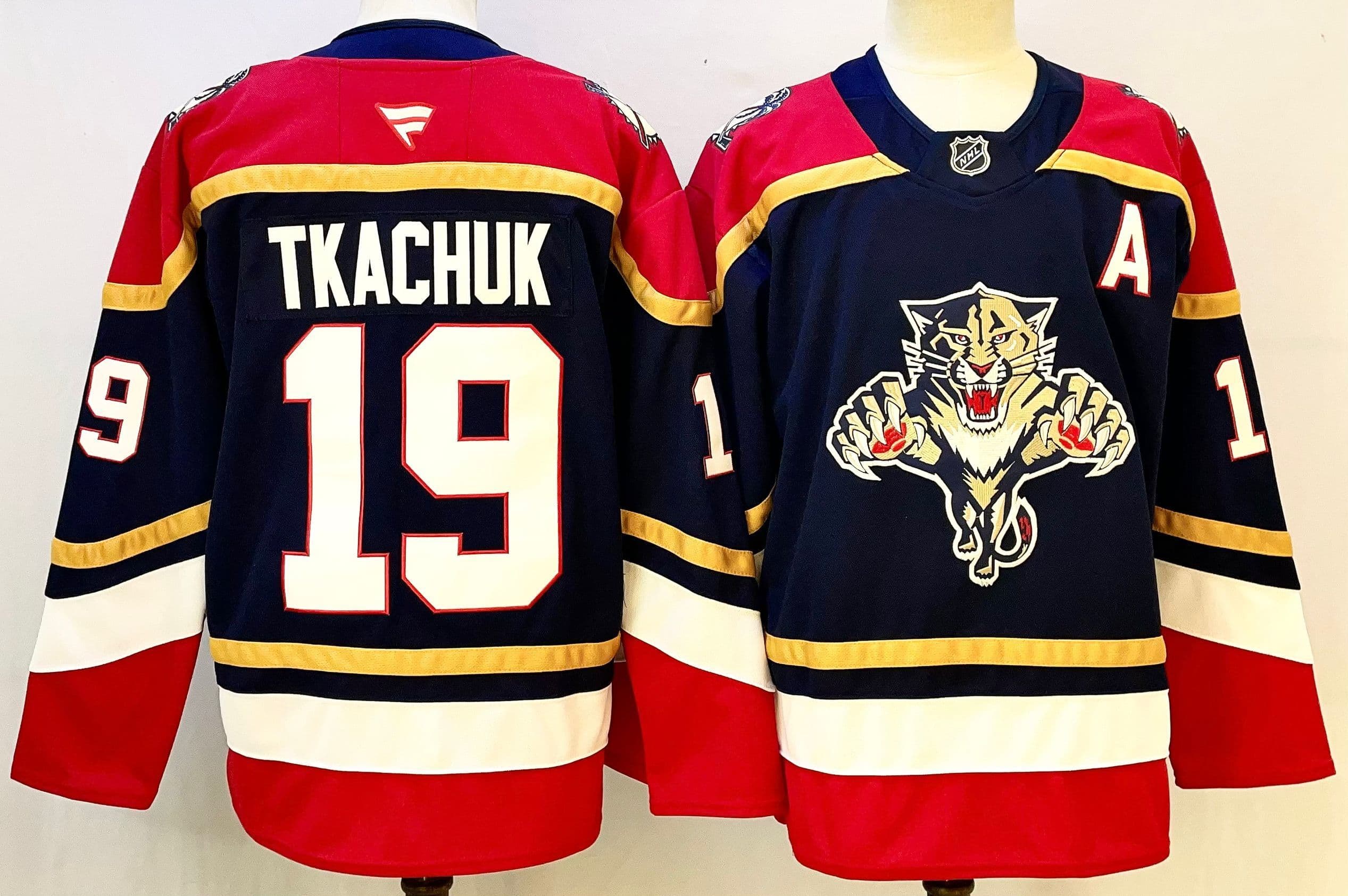 Men's  Florida Panthers   Jersey - All Stitched Matthew Tkachuk 19