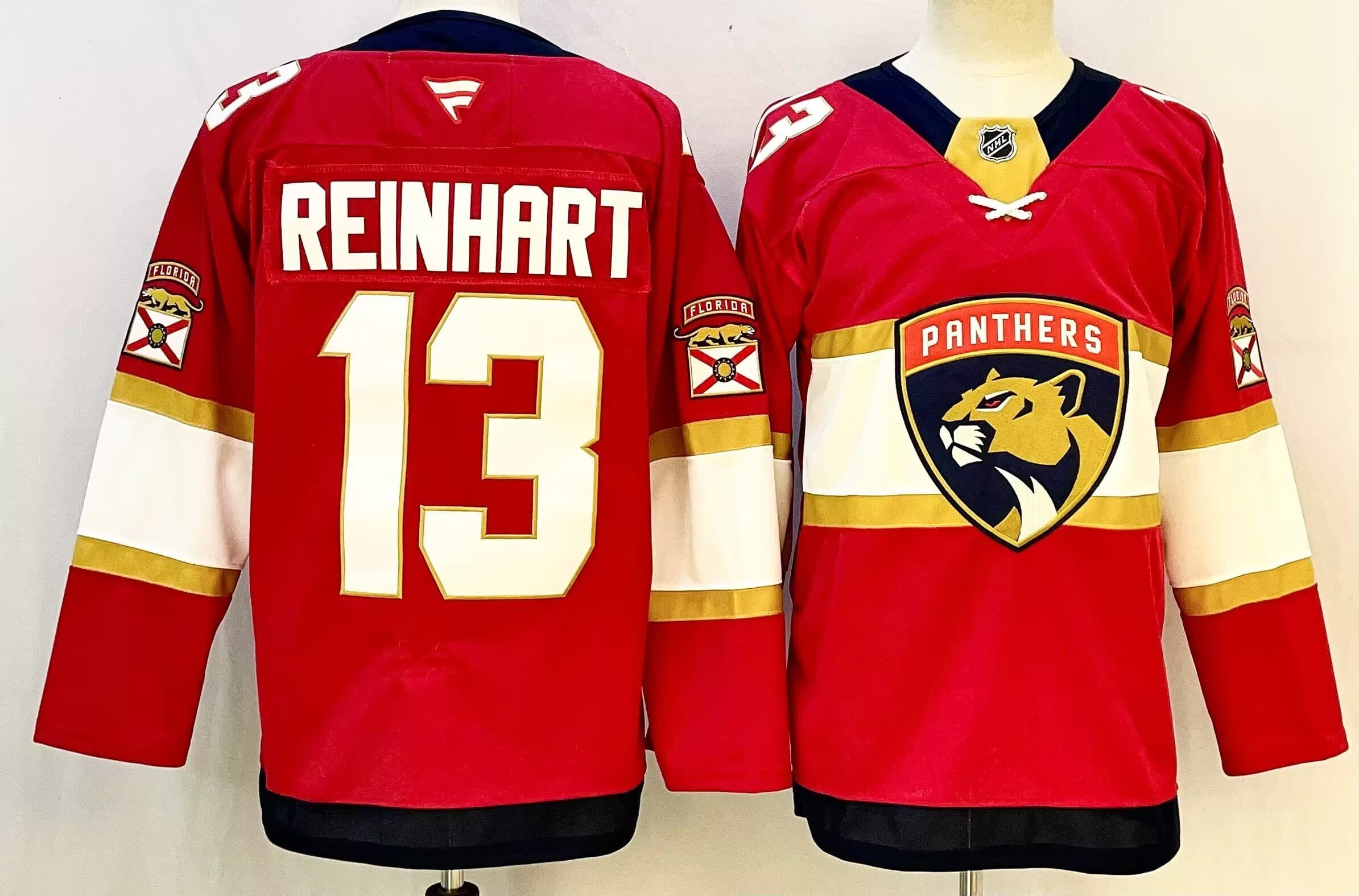 Men's  Florida Panthers   Jersey - All Stitched Sam Reinhart 13