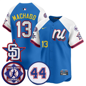Men's  San Diego Padres National League 2025 MLB All-Star Jersey V3 - All Stitched Manny Machado   - 13