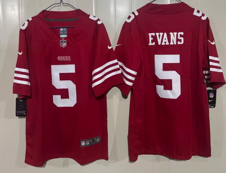Men's  San Francisco 49ers   5  evans