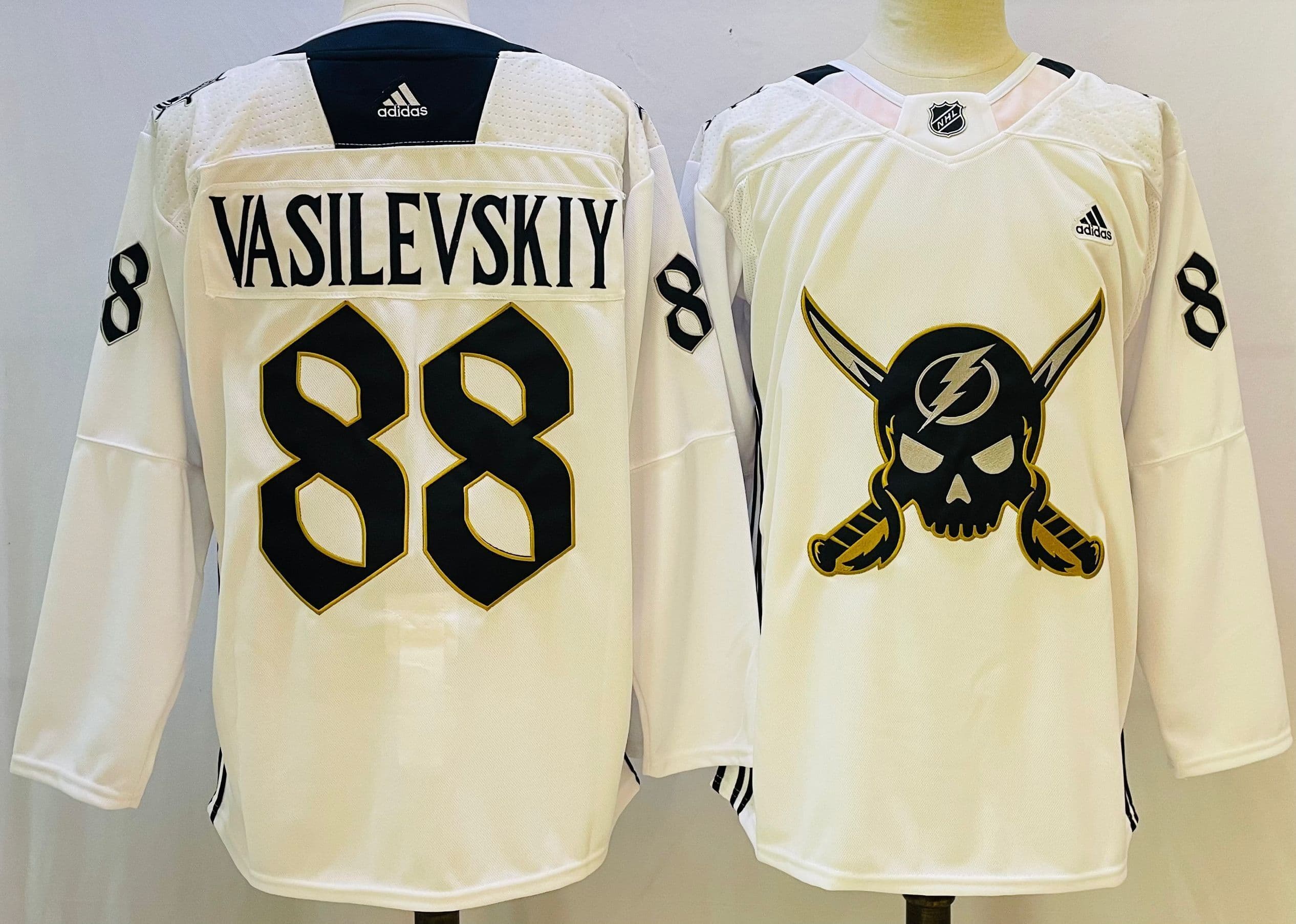 Men's  Tampa Bay Lightning #88 Andrei Vasilevskiy Stitched  JERSEY