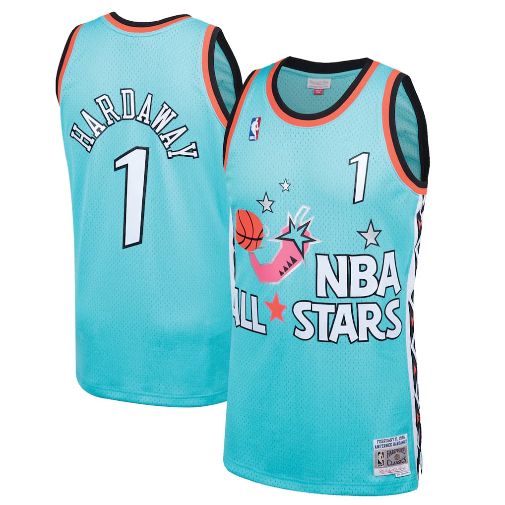 Men's 1996 NBA All-Star Game Penny Hardaway  Mitchell & Ness Teal Hardwood Classics Swingman Jersey