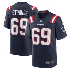 Men's 2022 New England Patriots Cole Strange Nike Navy Jersey