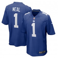 Men's 2022 New York Giants Evan Neal Nike Royal Jersey