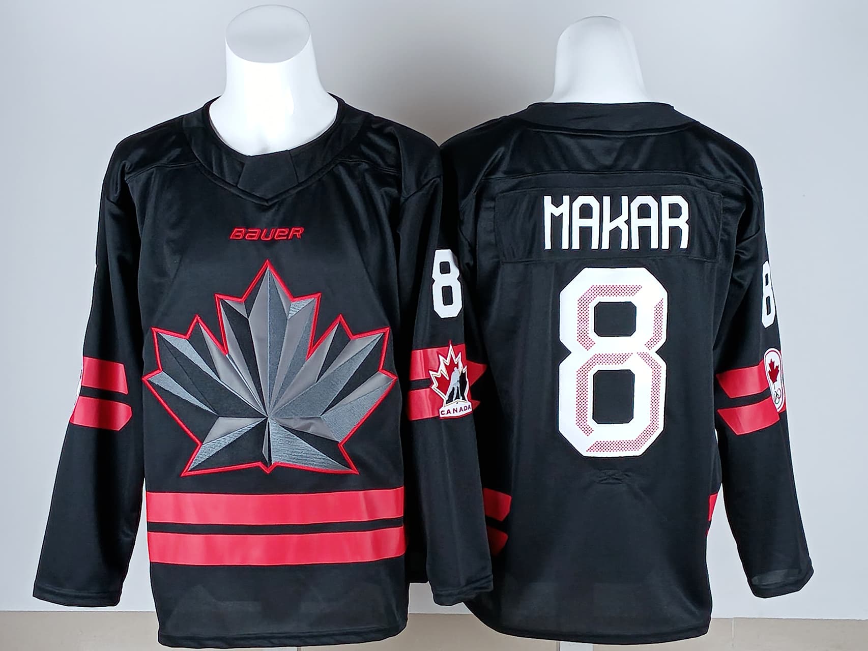 Men's 2026 Canada Olympic Premium Hockey Jersey - All Stitched  Cale Makar 8
