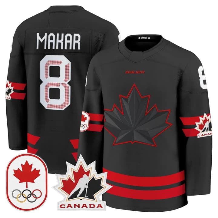 Men's 2026 Canada Olympic Premium Hockey Jersey - All Stitched 8 Cale Makar