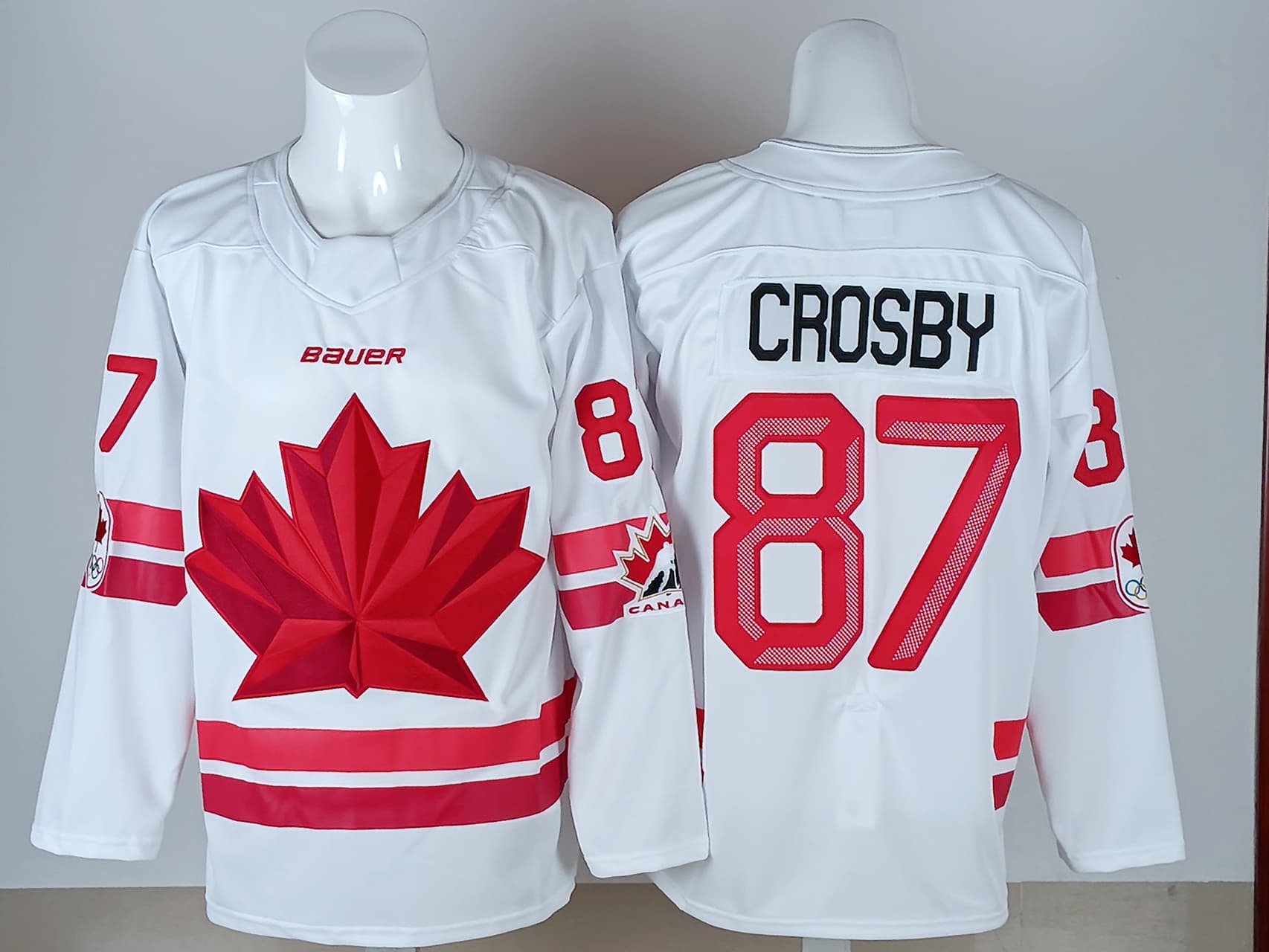Men's 2026 Canada Olympic Premium Hockey Jersey - All Stitched Sidney Crosby   87