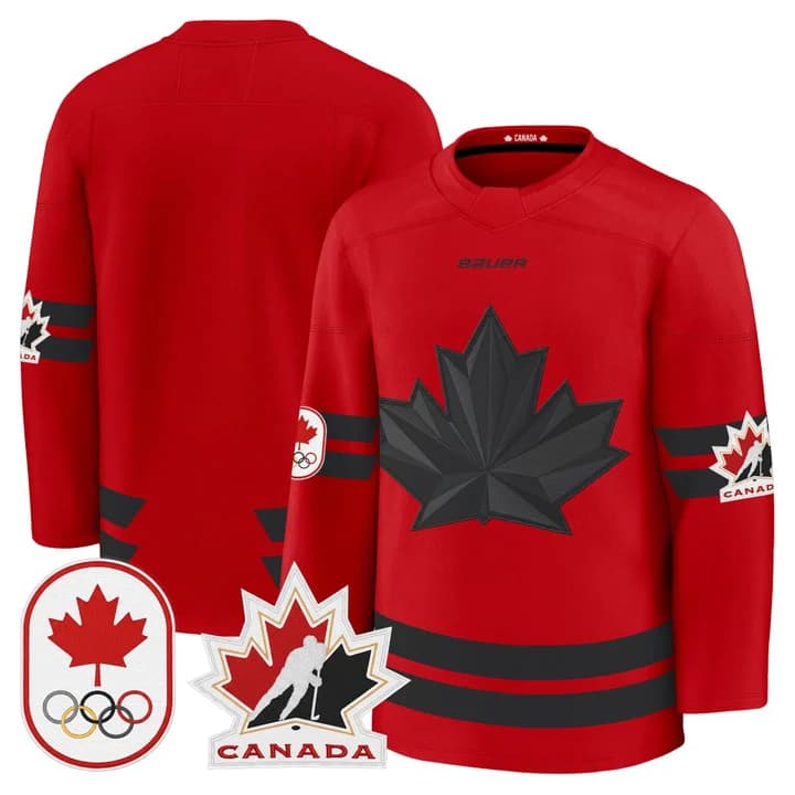 Men's 2026 Canada Olympic Premium Hockey Jersey - All Stitched Team Jersey