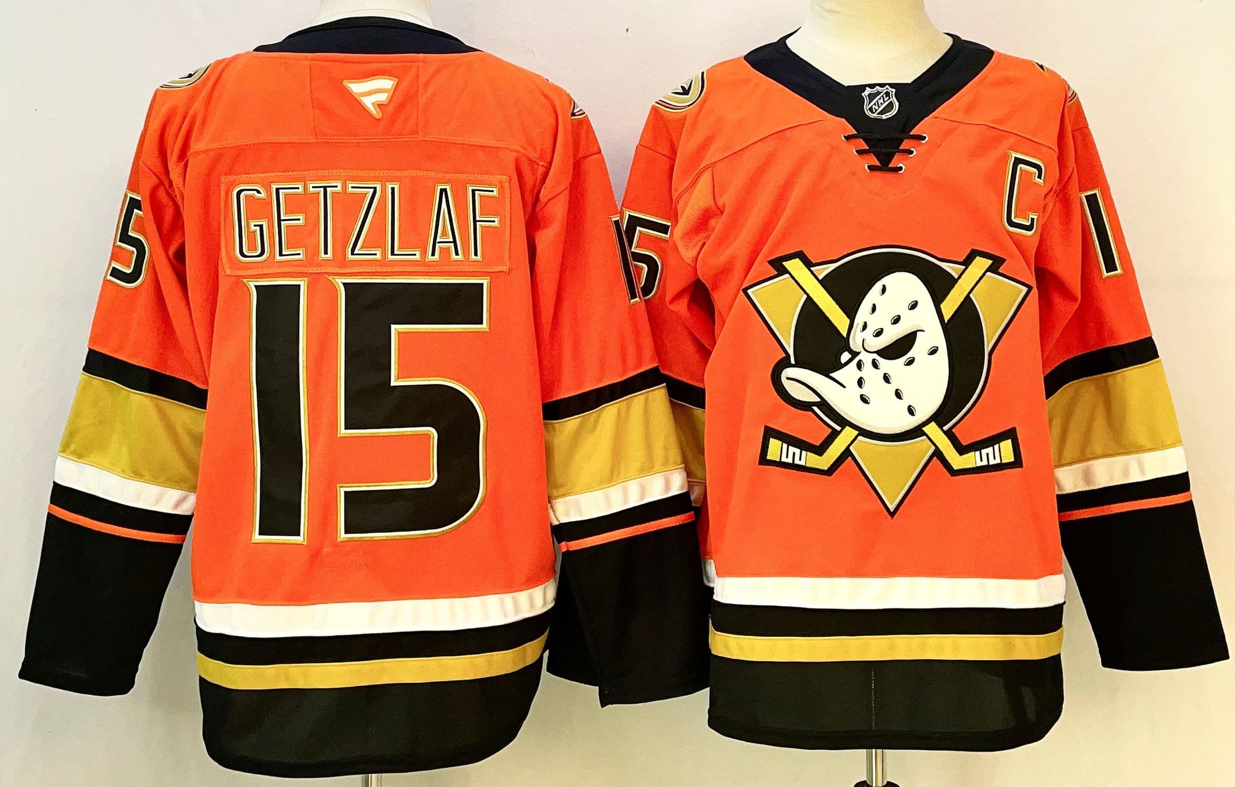Men's Anaheim Ducks #15 Ryan Getzlaf Black Home Authentic Stitched NHL Jersey