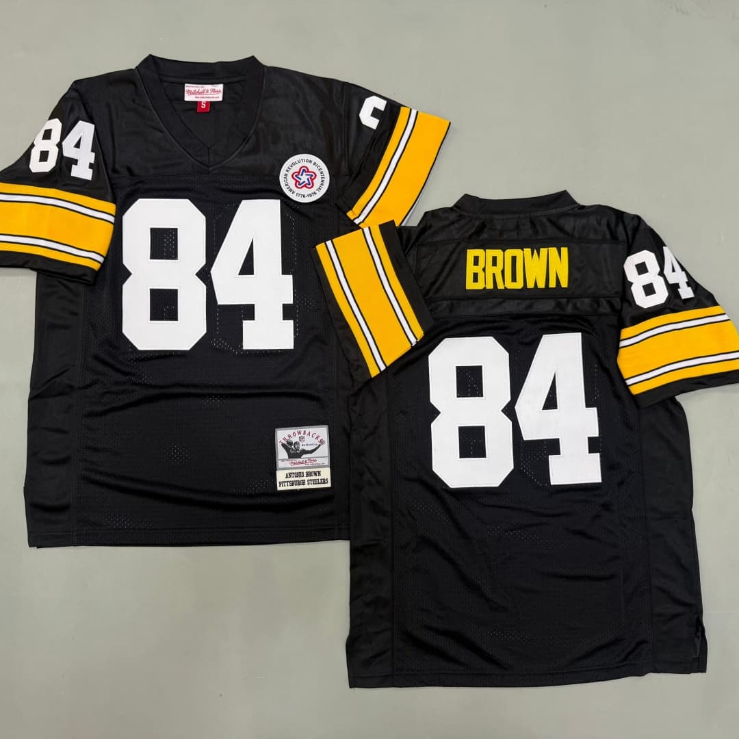 Men's Antonio Brown Black Pittsburgh Steelers