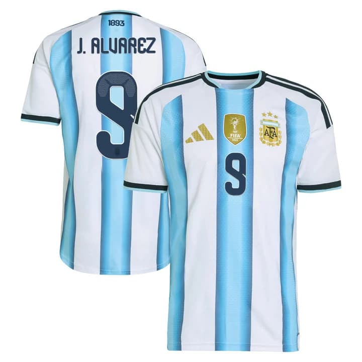 Men's Argentina 2026 National Team Jersey Julian  Alvarez 9