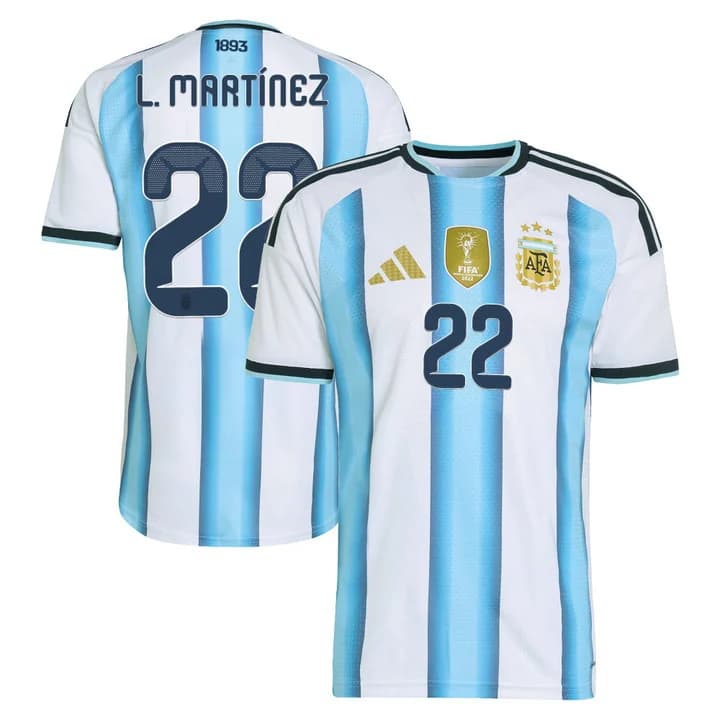Men's Argentina 2026 National Team Jersey Lautaro Martinez   22