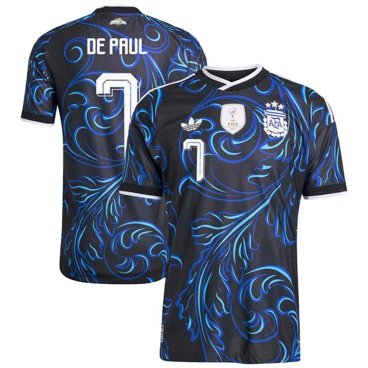Men's Argentina 2026 National Team Jersey Rodrigo De Paul  7