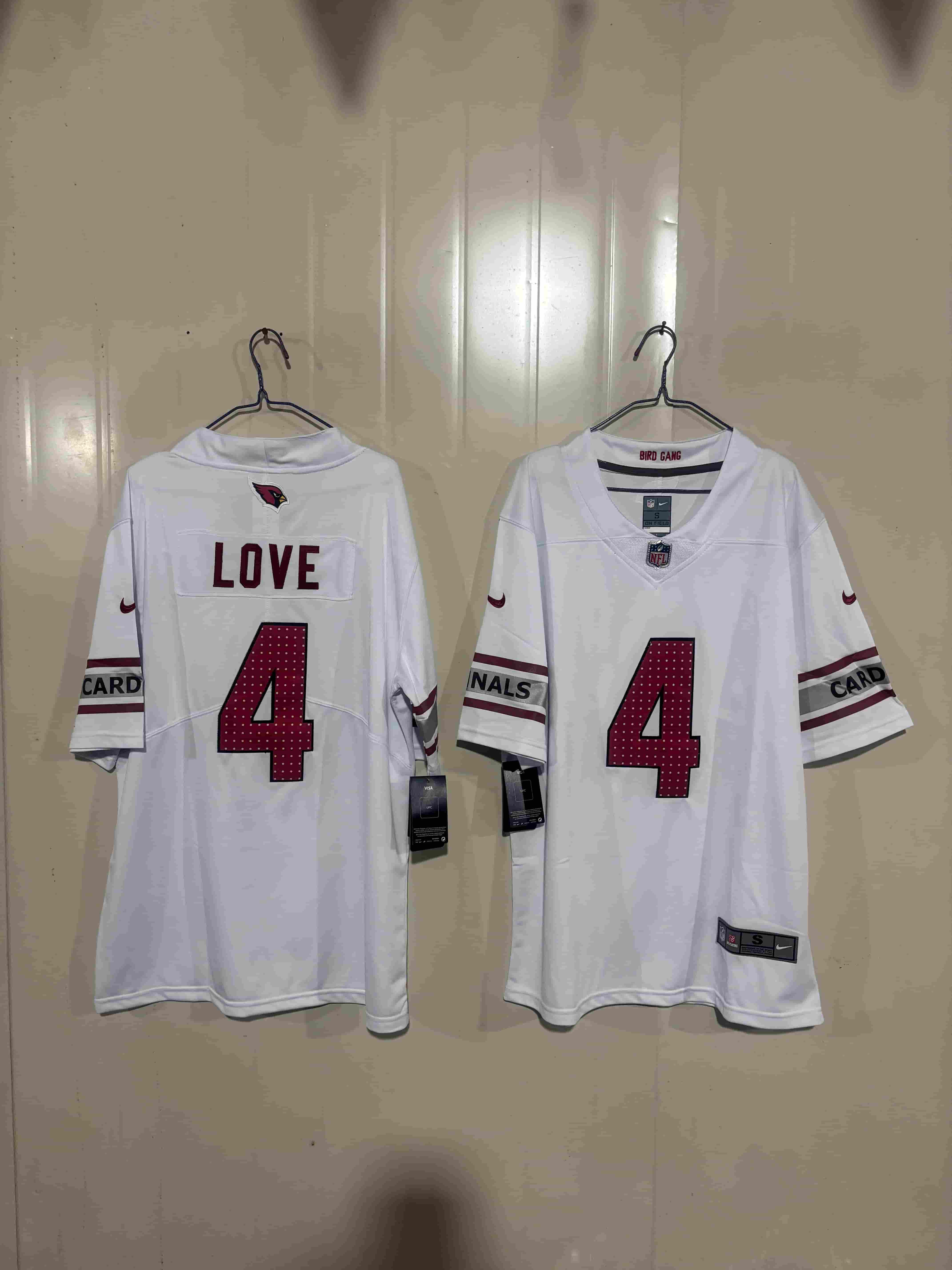 Men's Arizona Cardinals   Limited Cream Rivalries FUSE Vapor Jersey  4 love