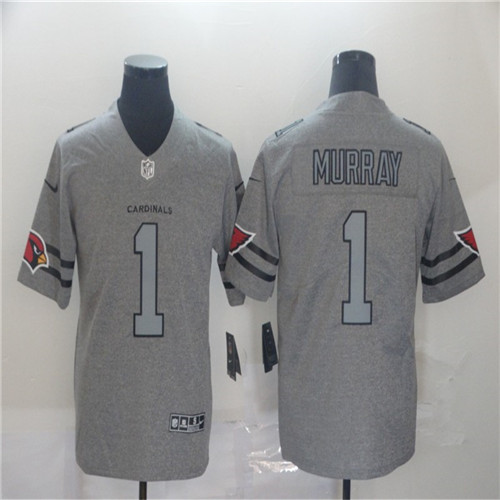 Men's Arizona Cardinals #1 Kyler Murray Nike Silver Inverted Legend Stitched  Jersey