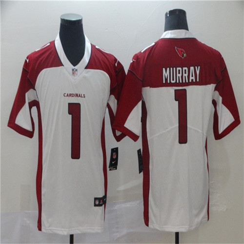 Men's Arizona Cardinals #1 Kyler Murray Nike White Vapor Untouchable Stitched Jersey