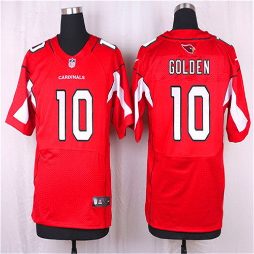 Men's Arizona Cardinals #10 Brittan Golden Red Team Color NFL Nike Elite Stitched Jersey