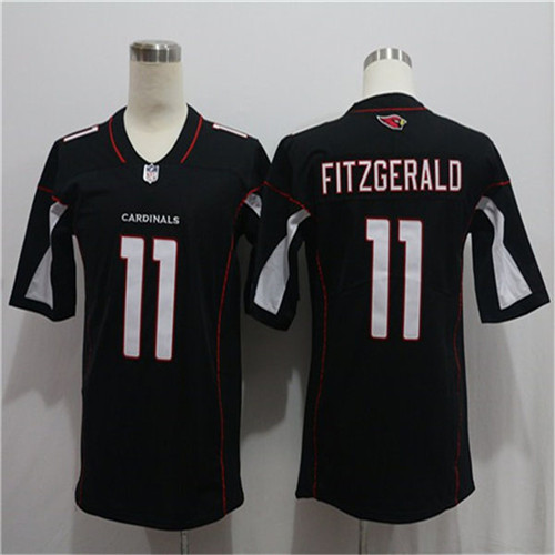 Men's Arizona Cardinals #11 Larry Fitzgerald Nike Alternate Black Vapor Untouchable Stitched Jersey