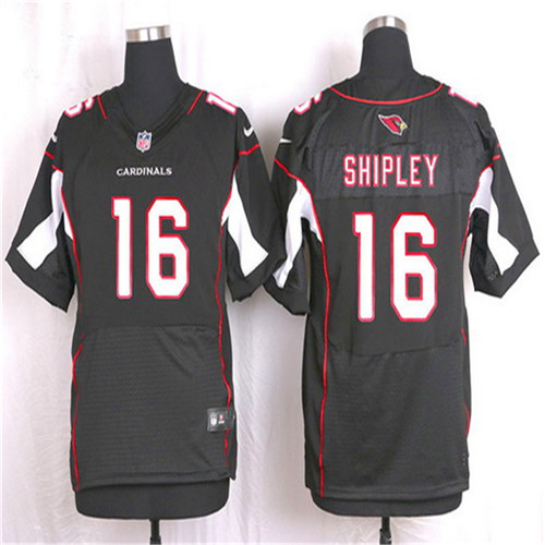 Men's Arizona Cardinals #16 Jaxson Shipley Black Alternate NFL Nike Elite Stitched Jersey