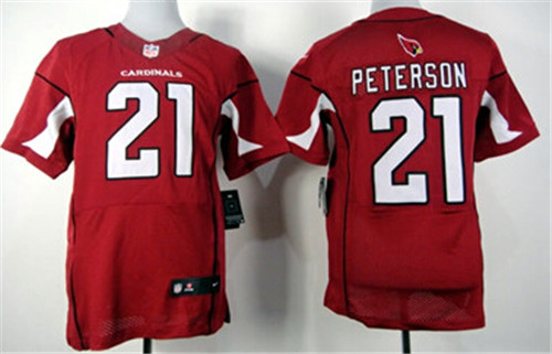 Men's Arizona Cardinals #21 Patrick Peterson Nike Red Elite Jersey