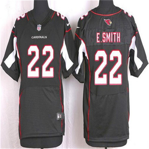 Men's Arizona Cardinals #22 Emmitt Smith Black Retired Player NFL Nike Elite Stitched Jersey