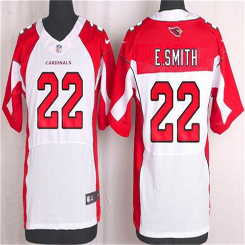 Men's Arizona Cardinals #22 Emmitt Smith White Retired Player NFL Nike Elite Stitched Jersey
