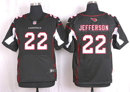 Men's Arizona Cardinals #22 Tony Jefferson Black Alternate NFL Nike Elite Jersey