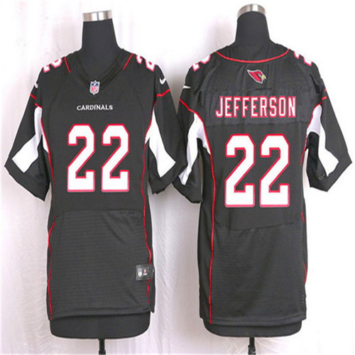 Men's Arizona Cardinals #22 Tony Jefferson Black Alternate NFL Nike Elite Stitched Jersey