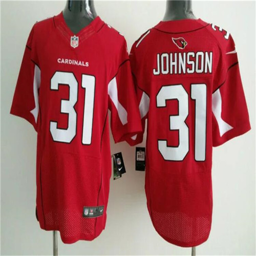 Men's Arizona Cardinals #31 David Johnson Nike Red Elite Stitched Jersey