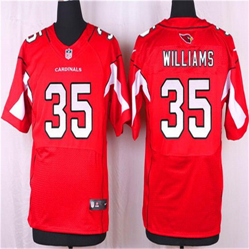 Men's Arizona Cardinals #35 Aeneas Williams Red Retired Player NFL Nike Elite Stitched Jersey