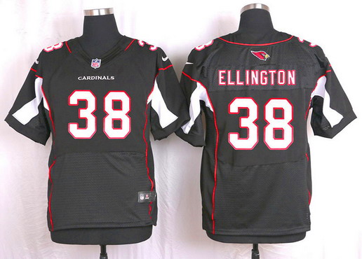 Men's Arizona Cardinals #38 Andre Ellington Black Alternate NFL Nike Elite Jersey