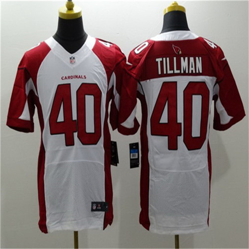 Men's Arizona Cardinals #40 Pat Tillman White Retired Player NFL Nike Elite Stitched Jersey