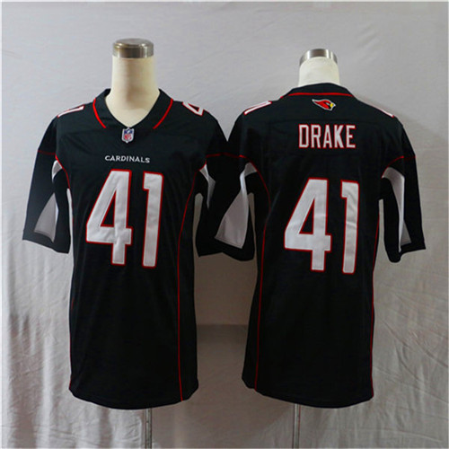 Men's Arizona Cardinals #41 Kenyan Drake Nike Alternate Black Vapor Untouchable Stitched  Jersey
