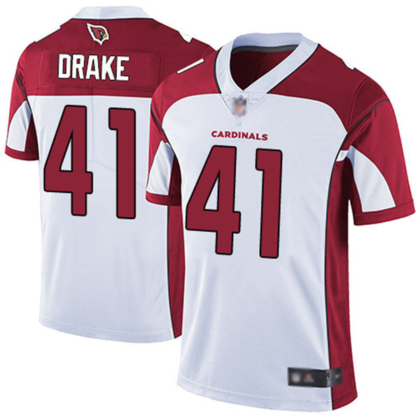 Men's Arizona Cardinals #41 Kenyan Drake Nike White Vapor Untouchable Jersey