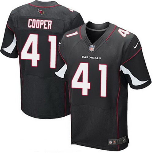 Men's Arizona Cardinals #41 Marcus Cooper Black Nike Elite Jersey