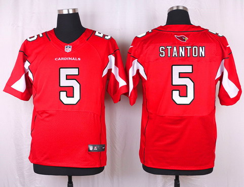 Men's Arizona Cardinals #5 Drew Stanton Red Team Color NFL Nike Elite Jersey