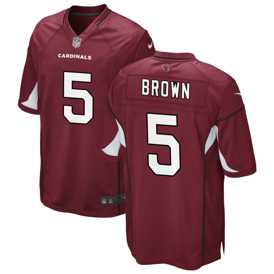 Men's Arizona Cardinals #5 Marquise Brown Nike Cardinal Vapor Untouchable Limited Jersey