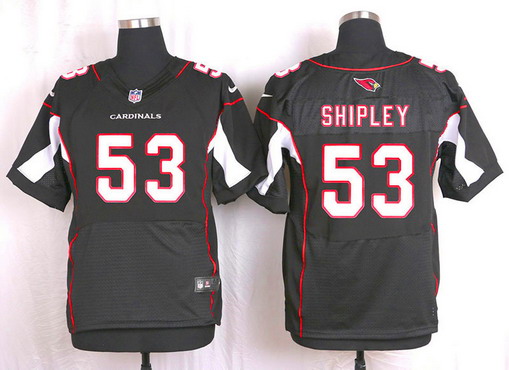 Men's Arizona Cardinals #53 A.Q. Shipley Black Alternate NFL Nike Elite Jersey