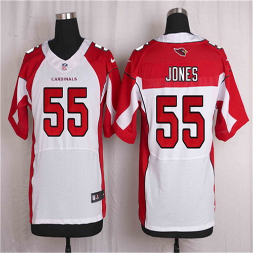 Men's Arizona Cardinals #55 Chandler Jones White Road NFL Nike Elite Stitched Jersey