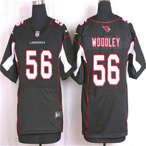 Men's Arizona Cardinals #56 LaMarr Woodley Black Alternate NFL Nike Elite Stitched Jersey